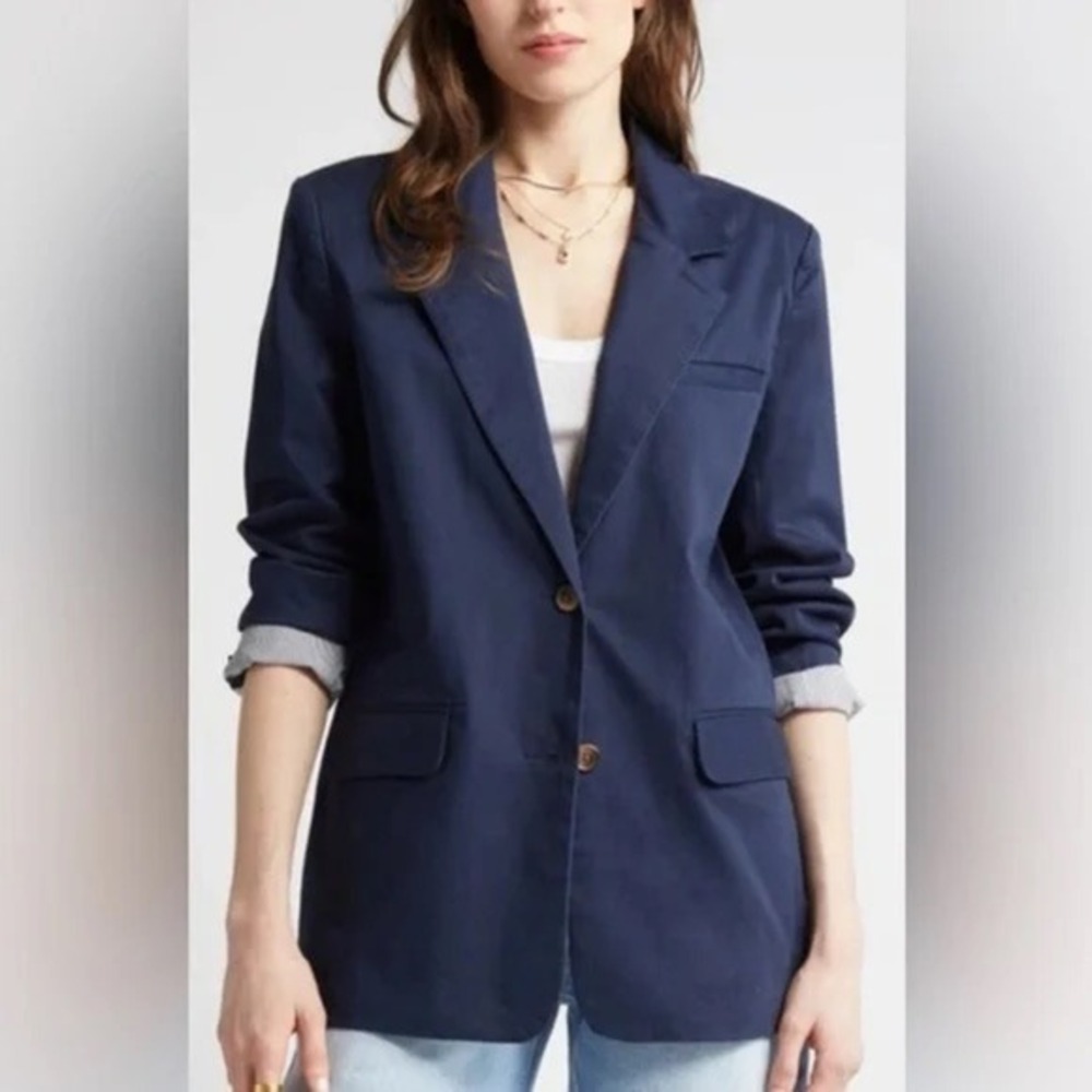 Everlane Classic Navy Blazer